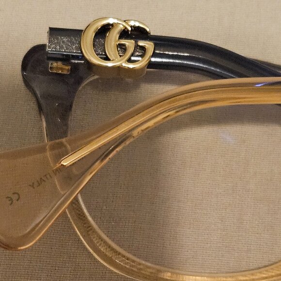 Gucci Eyeglasses (+1 near sighted lenses, anti blue light and glare)
